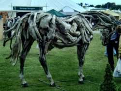 Driftwood horse by Heather Jansch